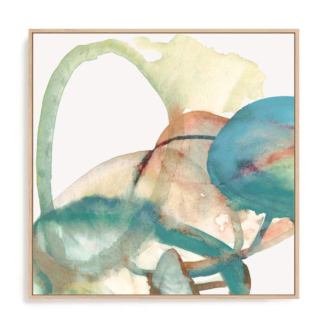 Blue Watermarks I Wall Art