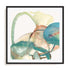 Blue Watermarks I Wall Art #oran_black-white-border