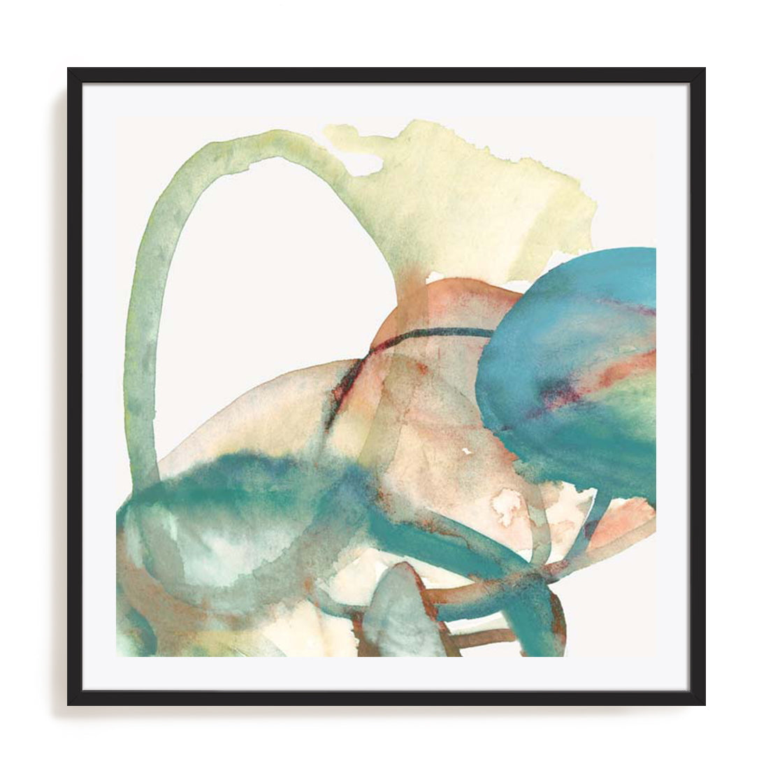 Blue Watermarks I Wall Art