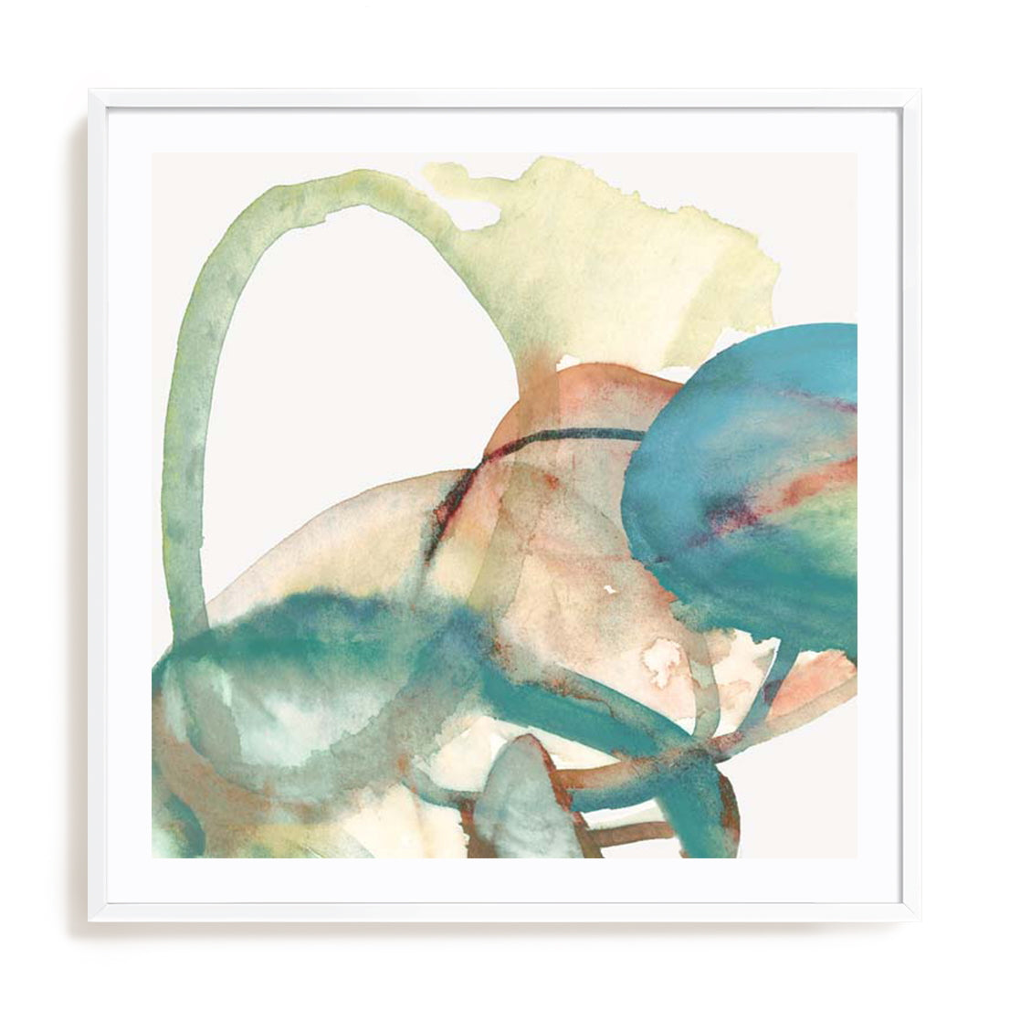 Blue Watermarks I Wall Art