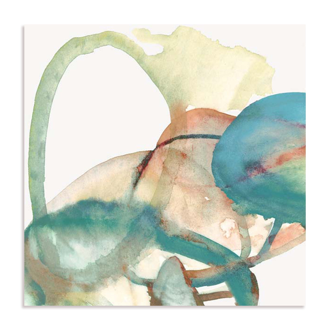 Blue Watermarks I Wall Art