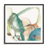 Blue Watermarks II Wall Art #oran_black-white-border