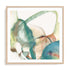 Blue Watermarks II Wall Art #oran_natural-white-border