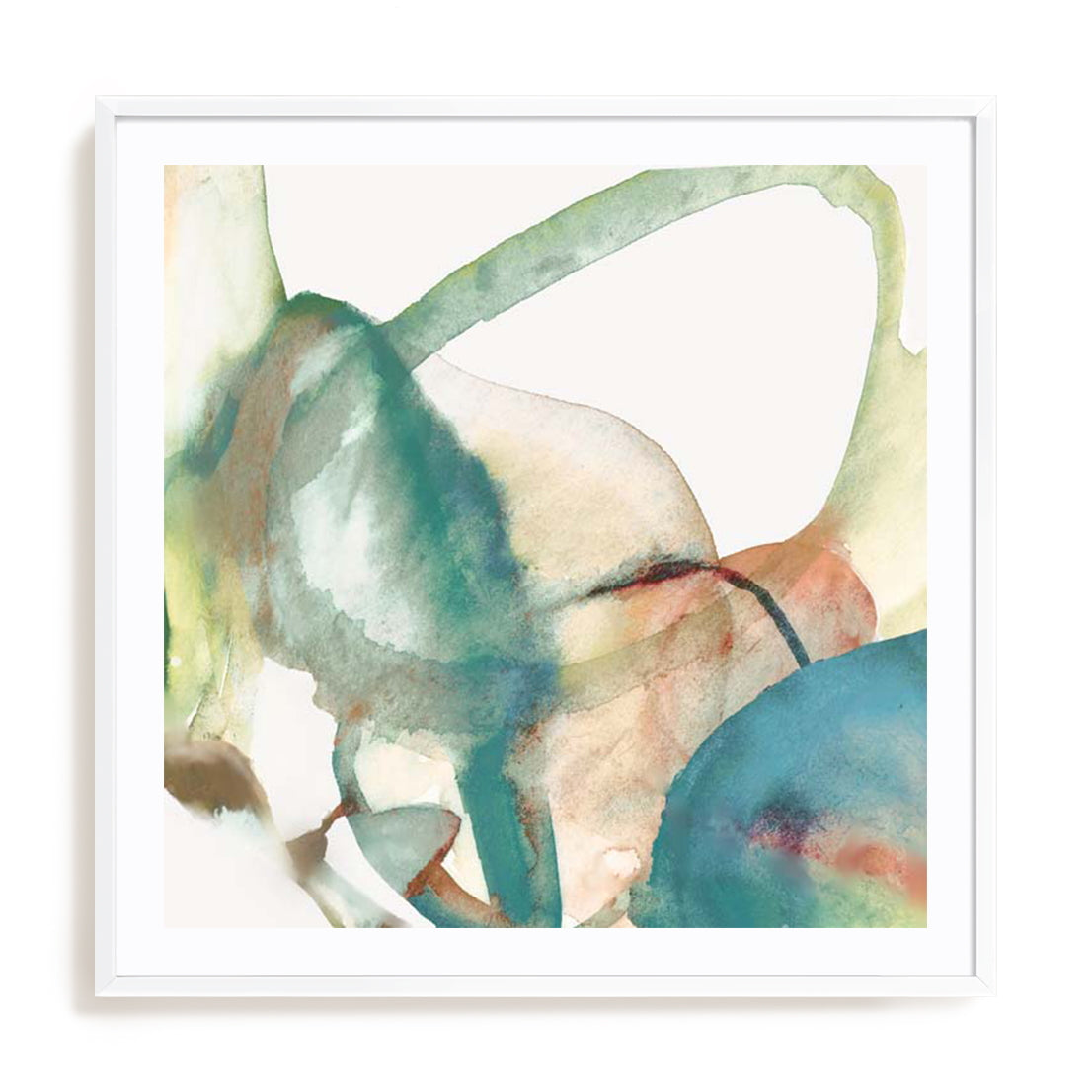 Blue Watermarks II Wall Art