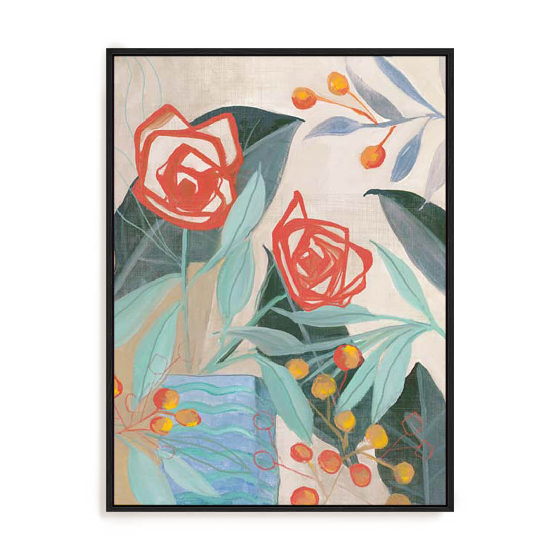 Bohemian Florals I Wall Art