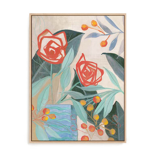 Bohemian Florals I Wall Art