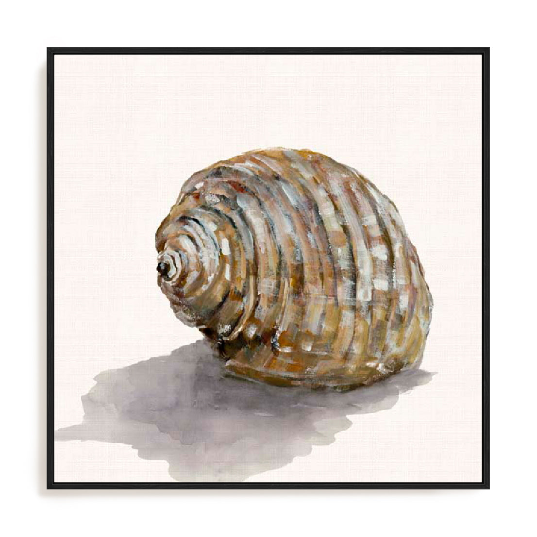 Golden Seashell Wall Art
