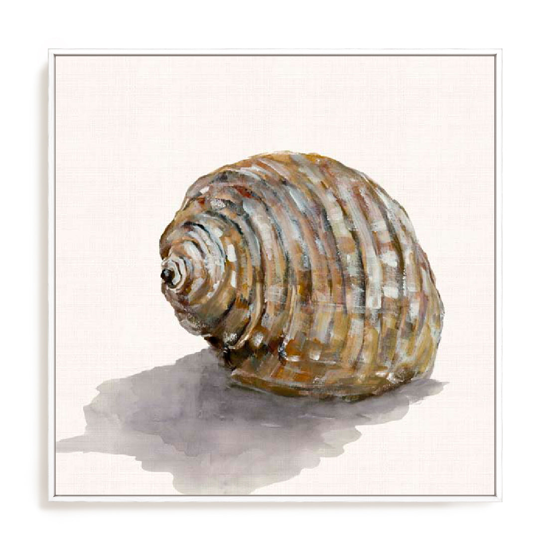 Golden Seashell Wall Art