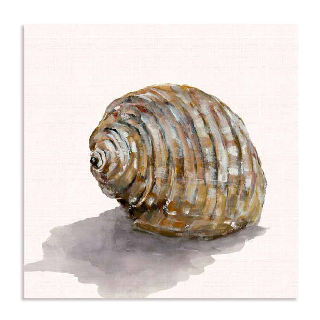 Golden Seashell Wall Art