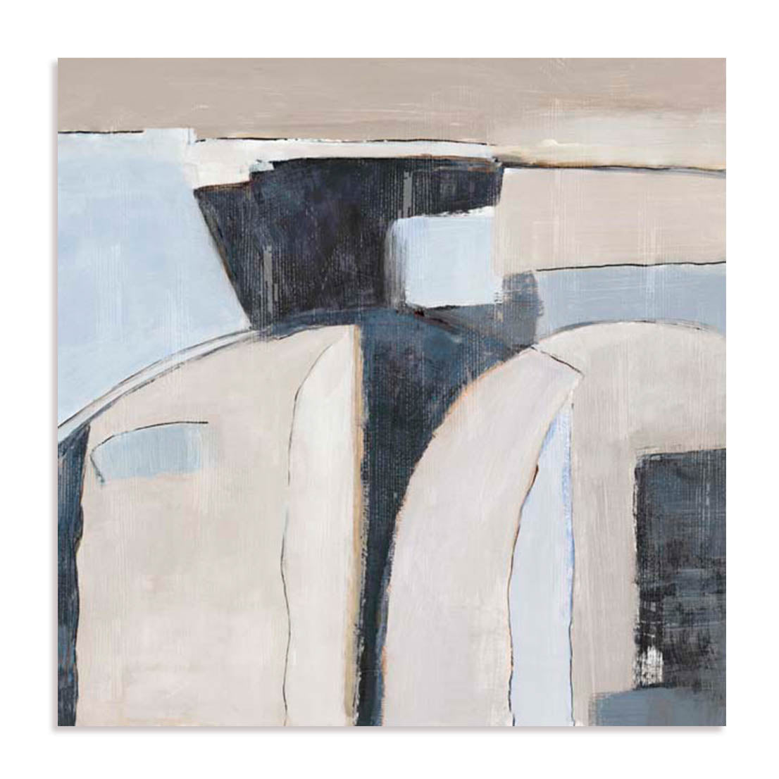 Unframed Stretched Canvas Or Print Only - Pieces Of The Whole Abstract Art