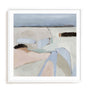 Wall Art Print Poster In White Frame - The Beach Coastal Art