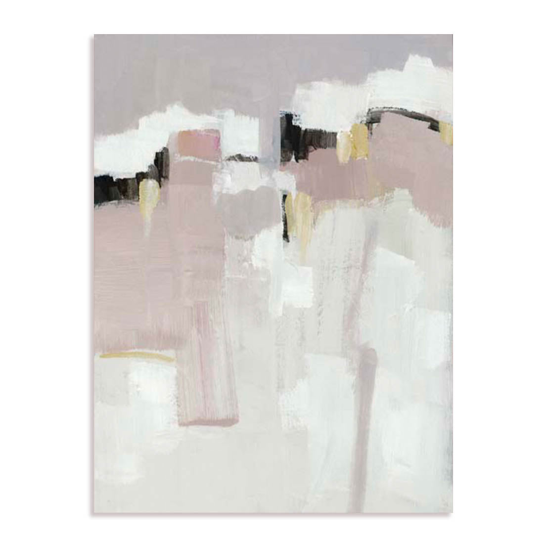 Unframed Stretched Canvas Or Print Only - Rosy Whispers Abstract Art