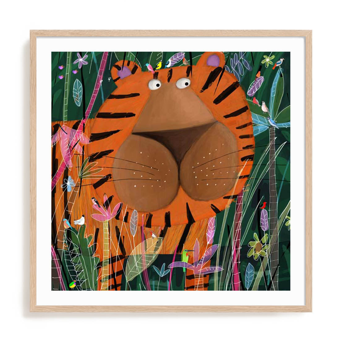Jungle Tiger Wall Art