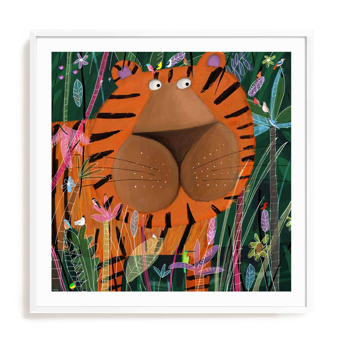 Jungle Tiger Wall Art