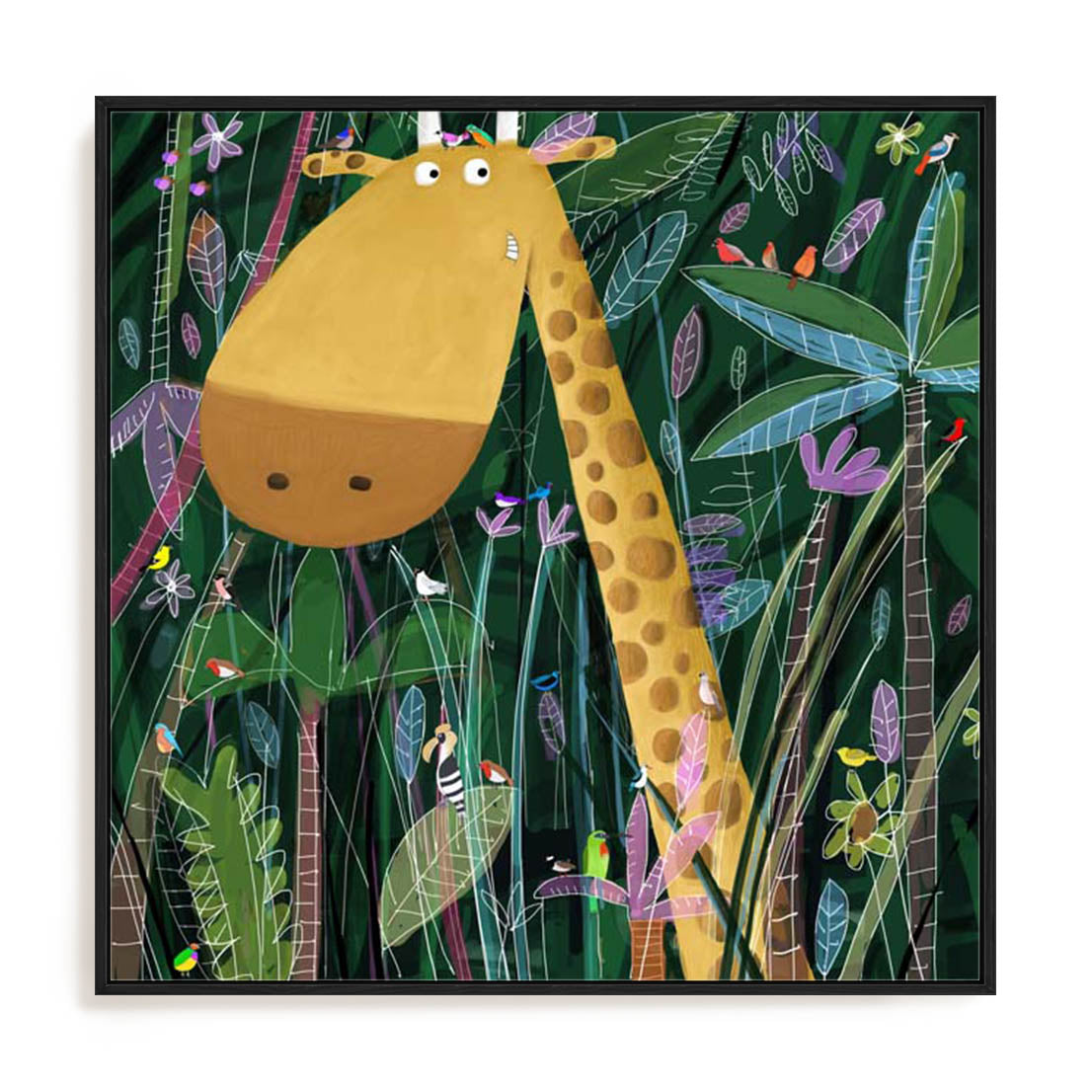 Jungle Giraffe Wall Art