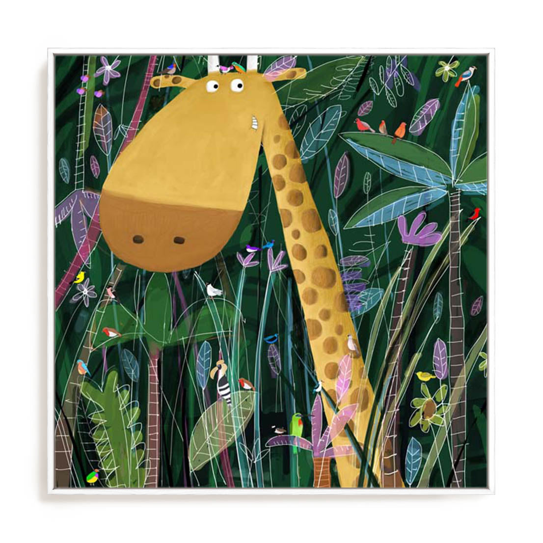 Jungle Giraffe Wall Art