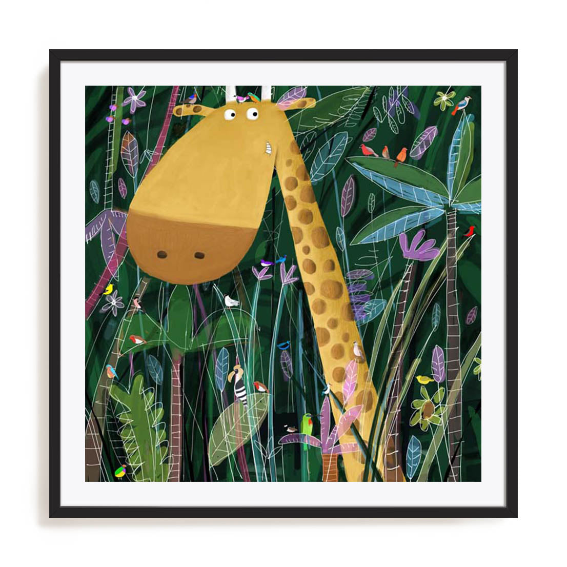 Jungle Giraffe Wall Art