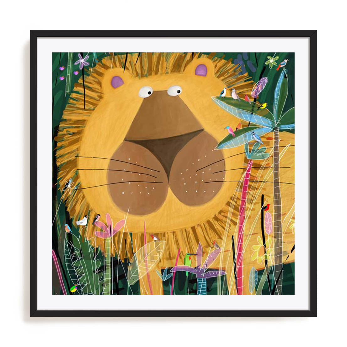 Jungle Lion Wall Art