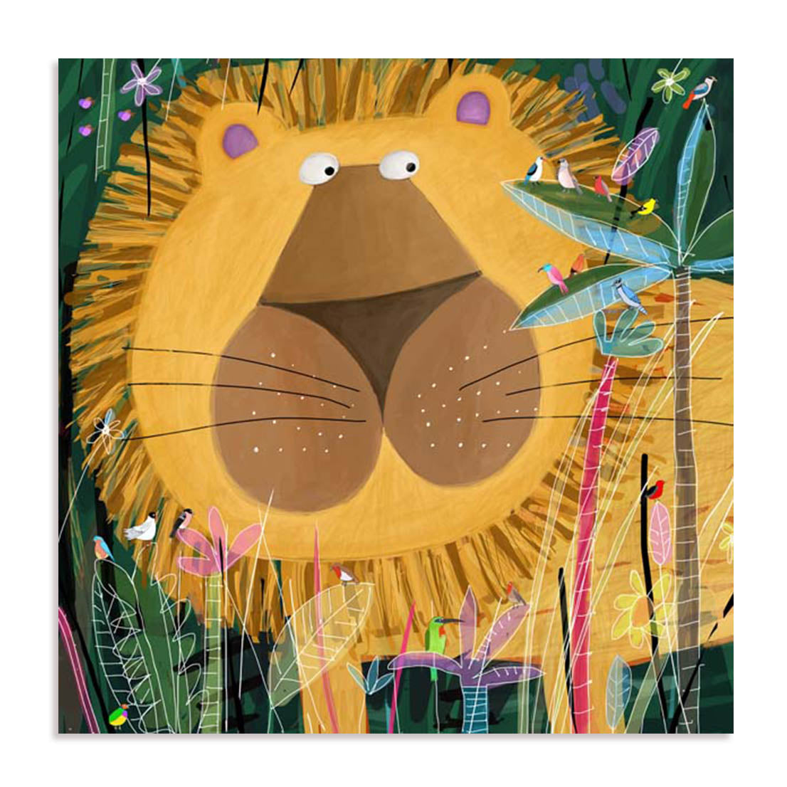 Jungle Lion Wall Art