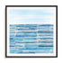 Blue Sea I Wall Art #oran_black-white-border