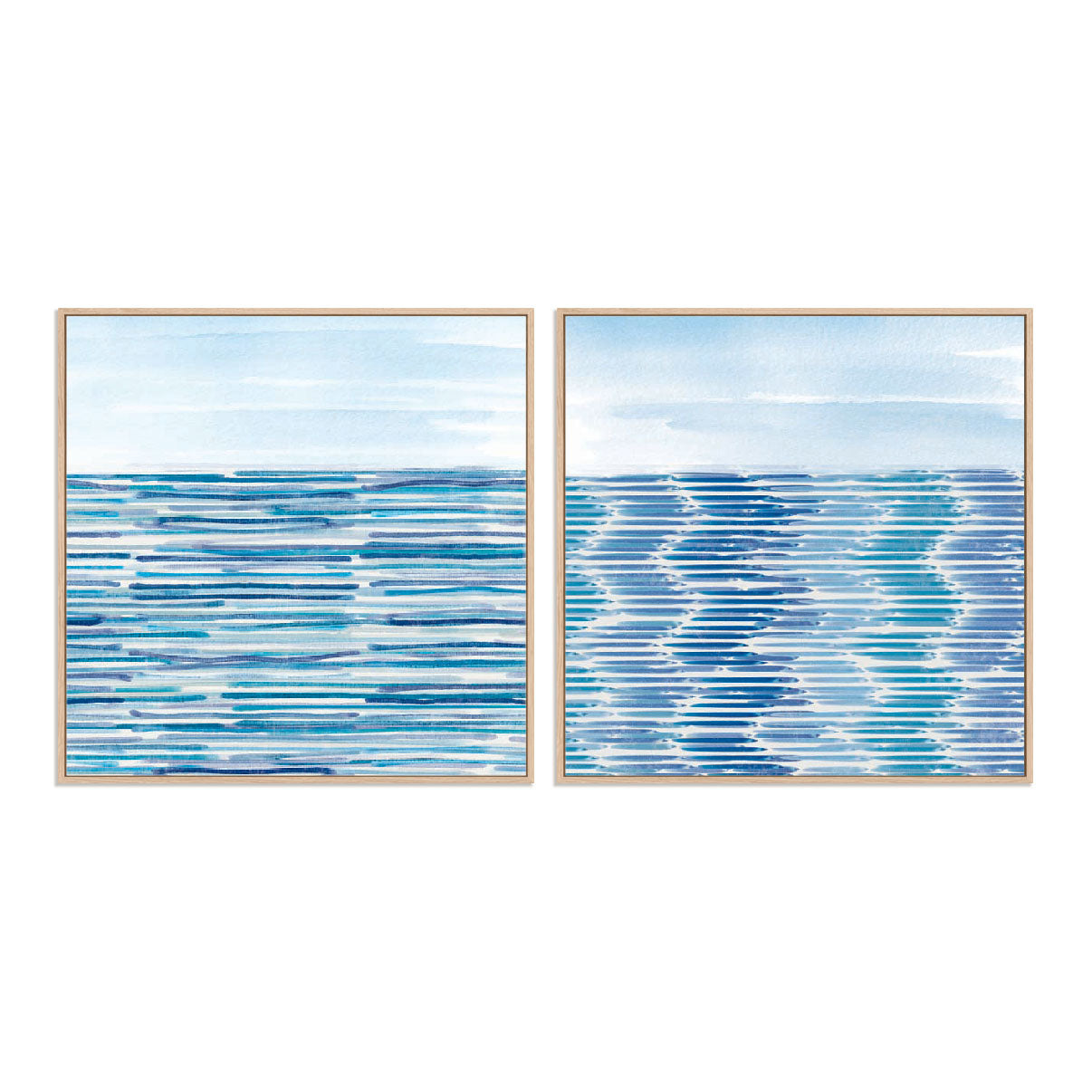 Blue Sea Pairs Wall Art