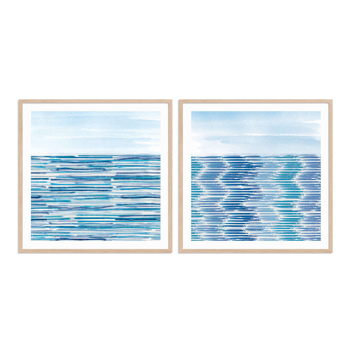 Blue Sea Pairs Wall Art