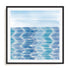 Blue Sea II Wall Art #oran_black-white-border