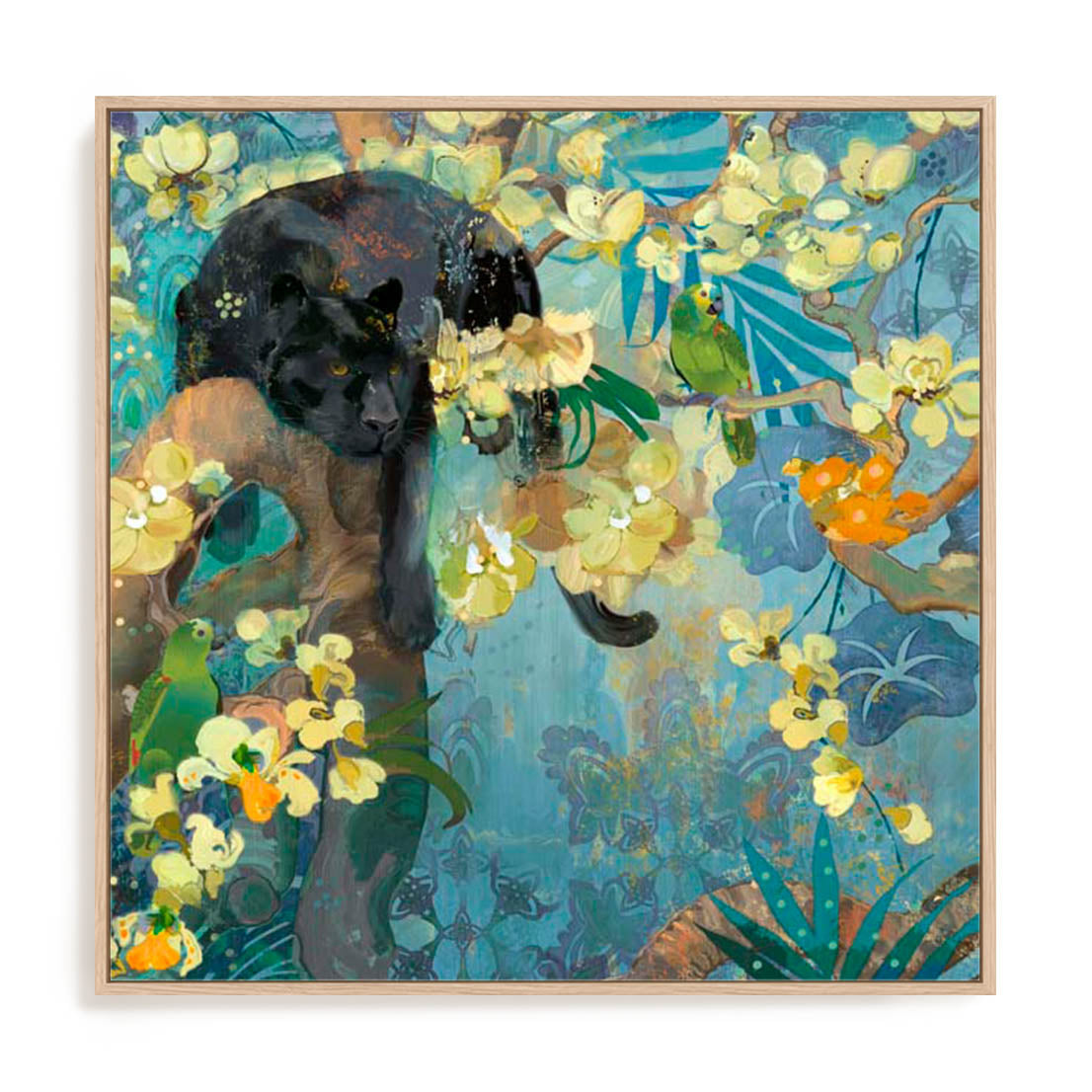 Black Jaguar Wall Art