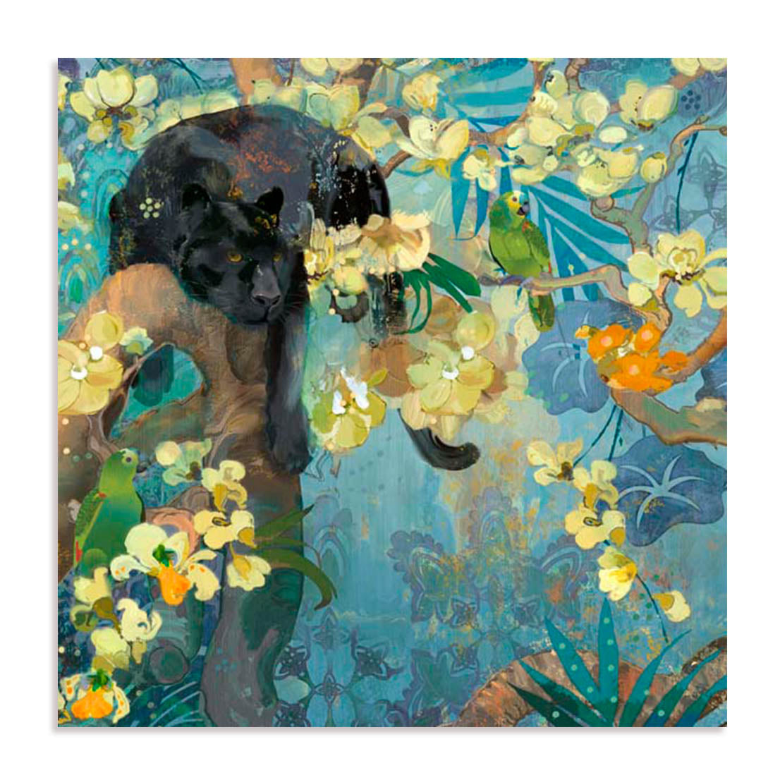 Black Jaguar Wall Art