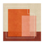 Red Squares Wall Art