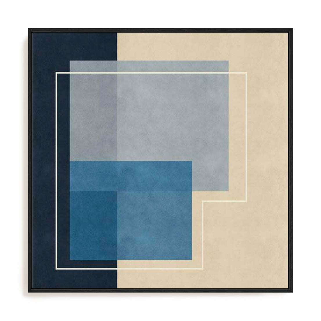 Blue Squares Wall Art