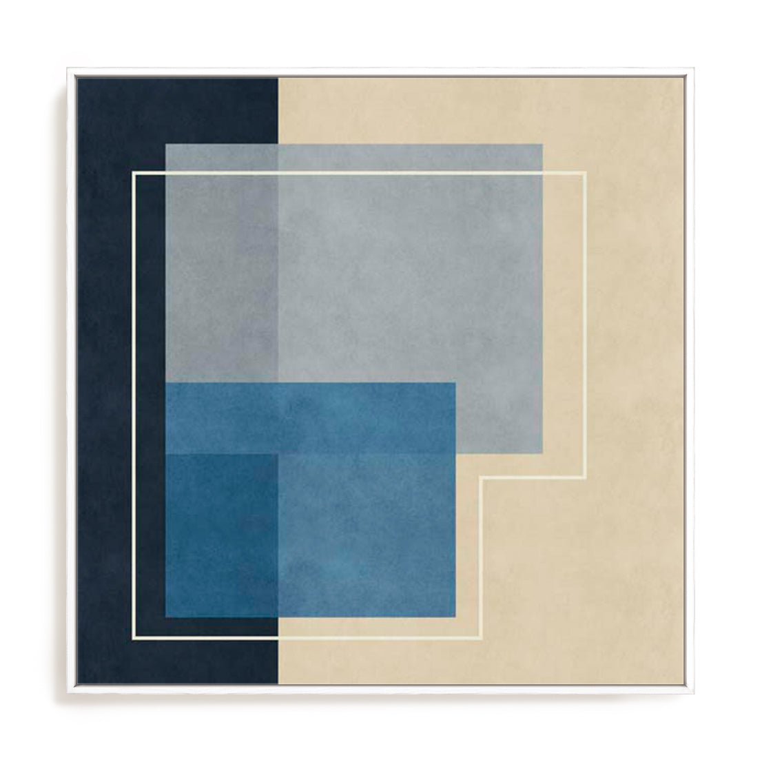 Blue Squares Wall Art