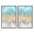 Neutral Wavelengths II and III Wall Art