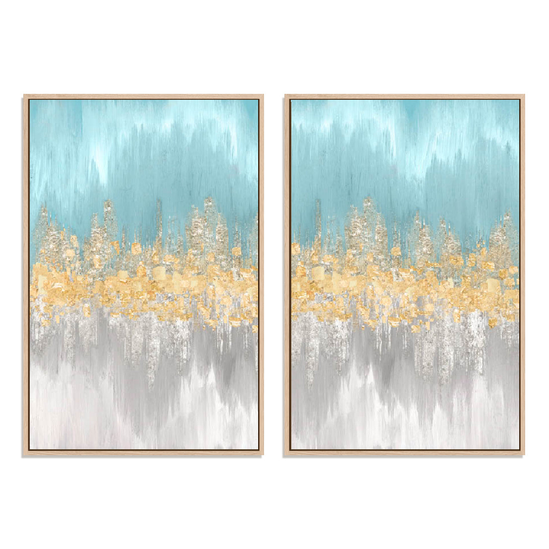 Neutral Wavelengths II and III Wall Art