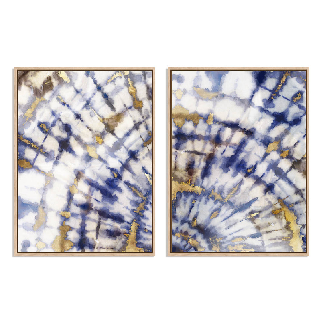 Batik Impression I And II Wall Art
