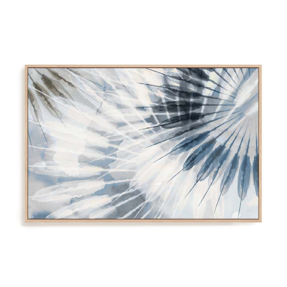 Dance of the Rays I Blue Version Wall Art