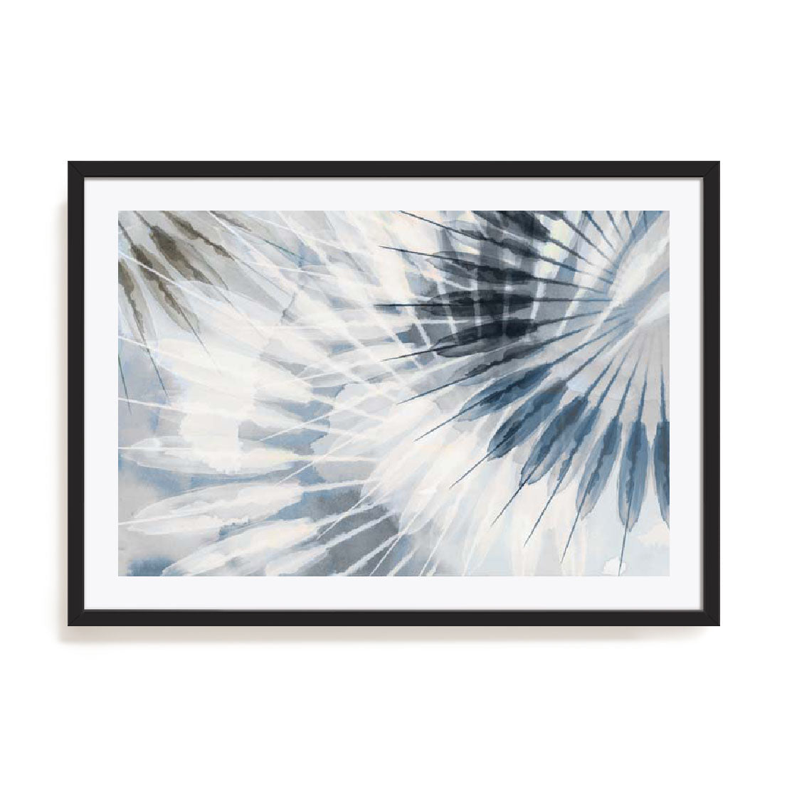 Dance of the Rays I Blue Version Wall Art