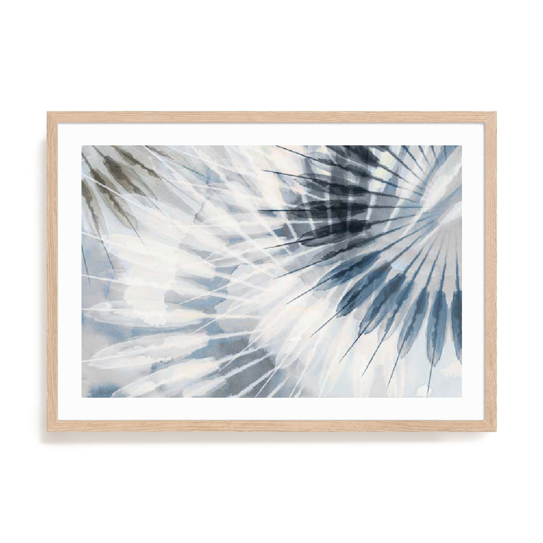 Dance of the Rays I Blue Version Wall Art