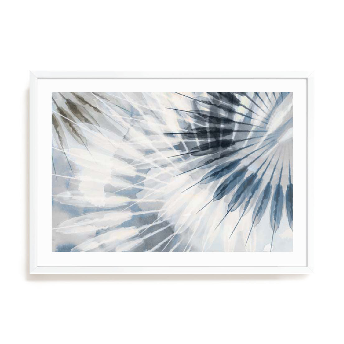 Dance of the Rays I Blue Version Wall Art