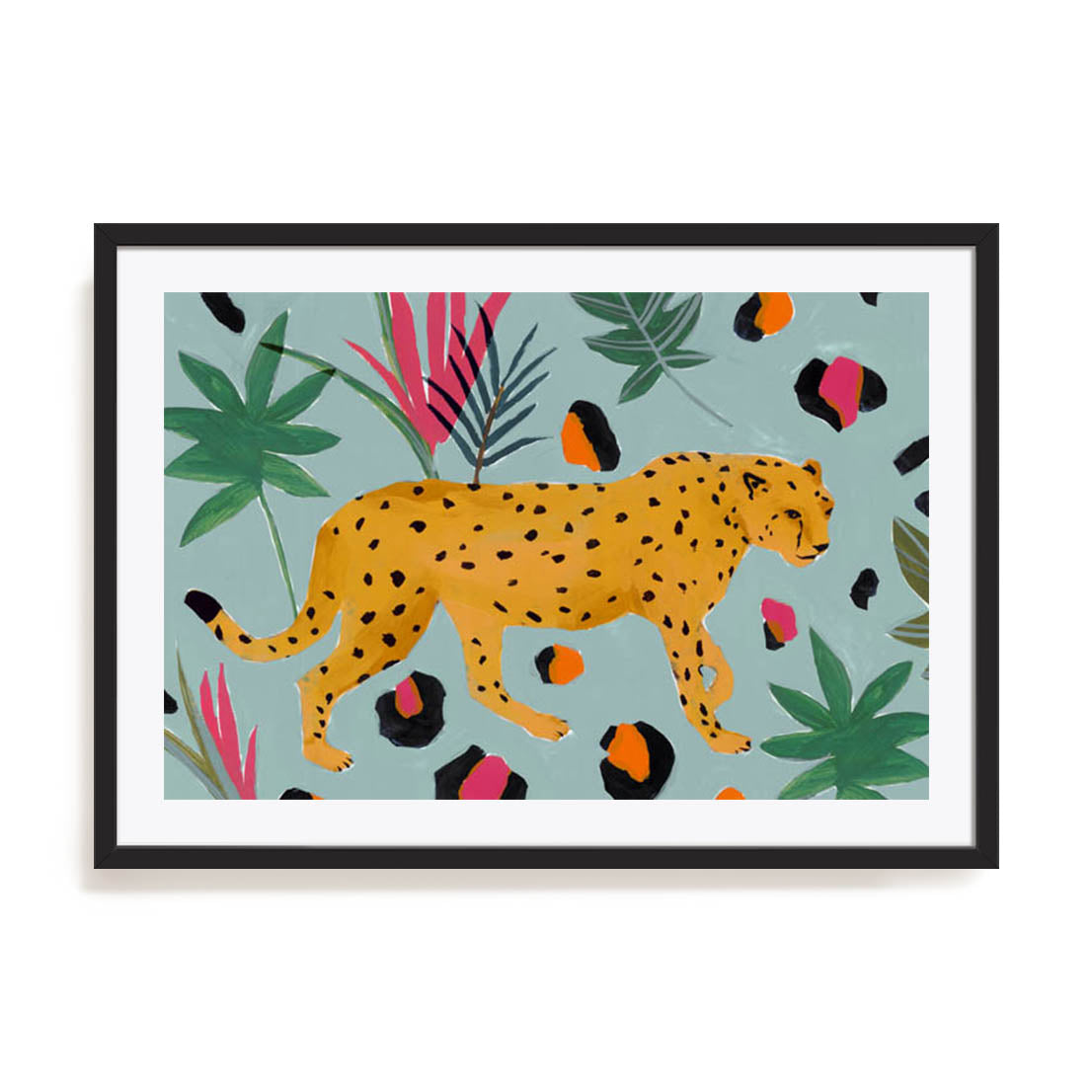 Walking Cheetah Ii Wall Art