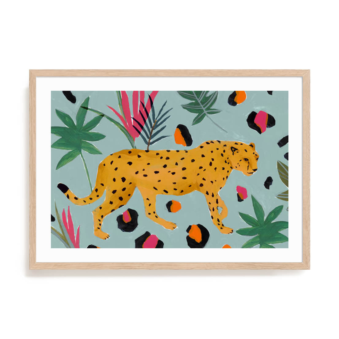 Walking Cheetah Ii Wall Art