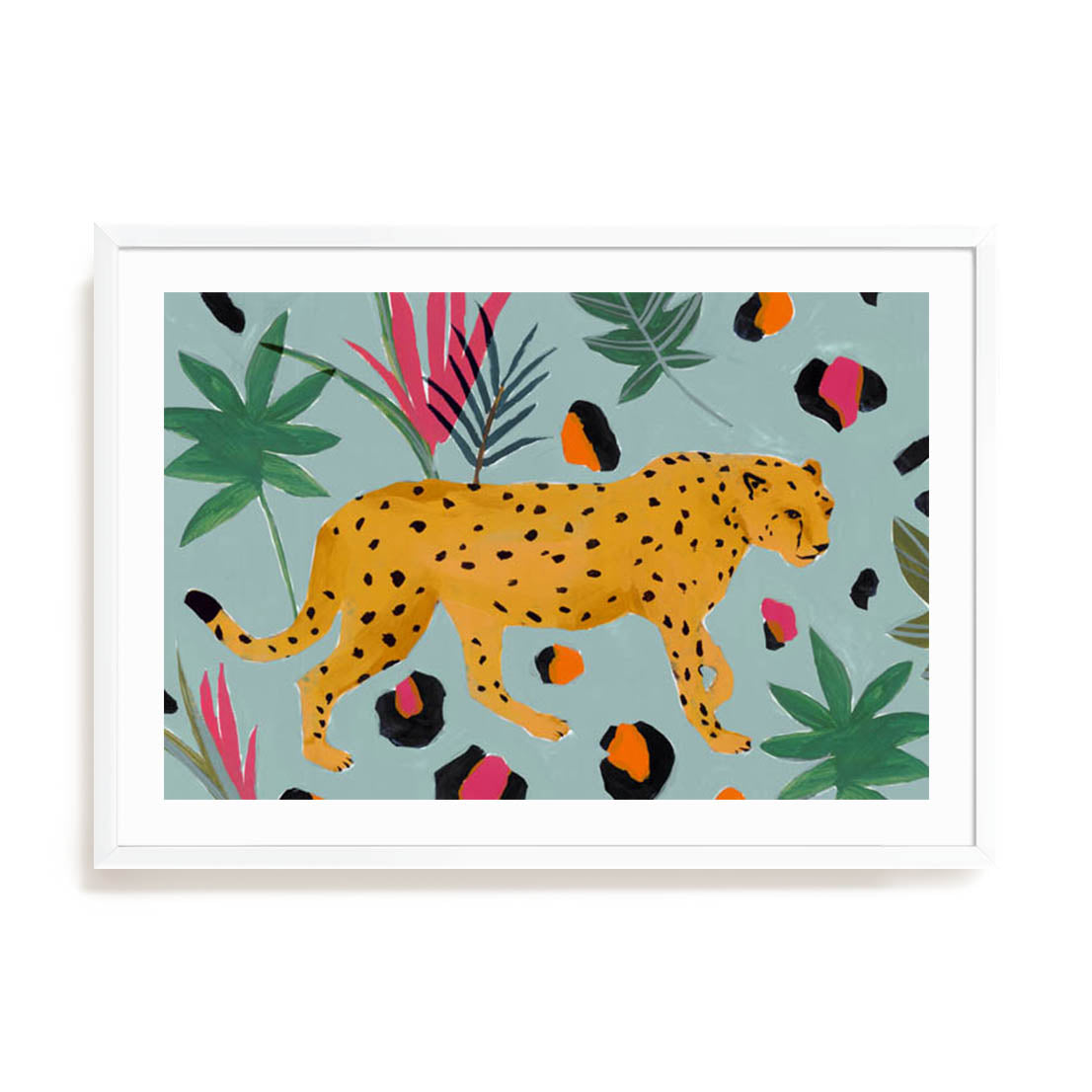 Walking Cheetah Ii Wall Art