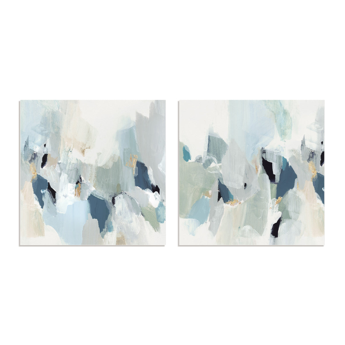 Glacier Melt I And II Wall Art