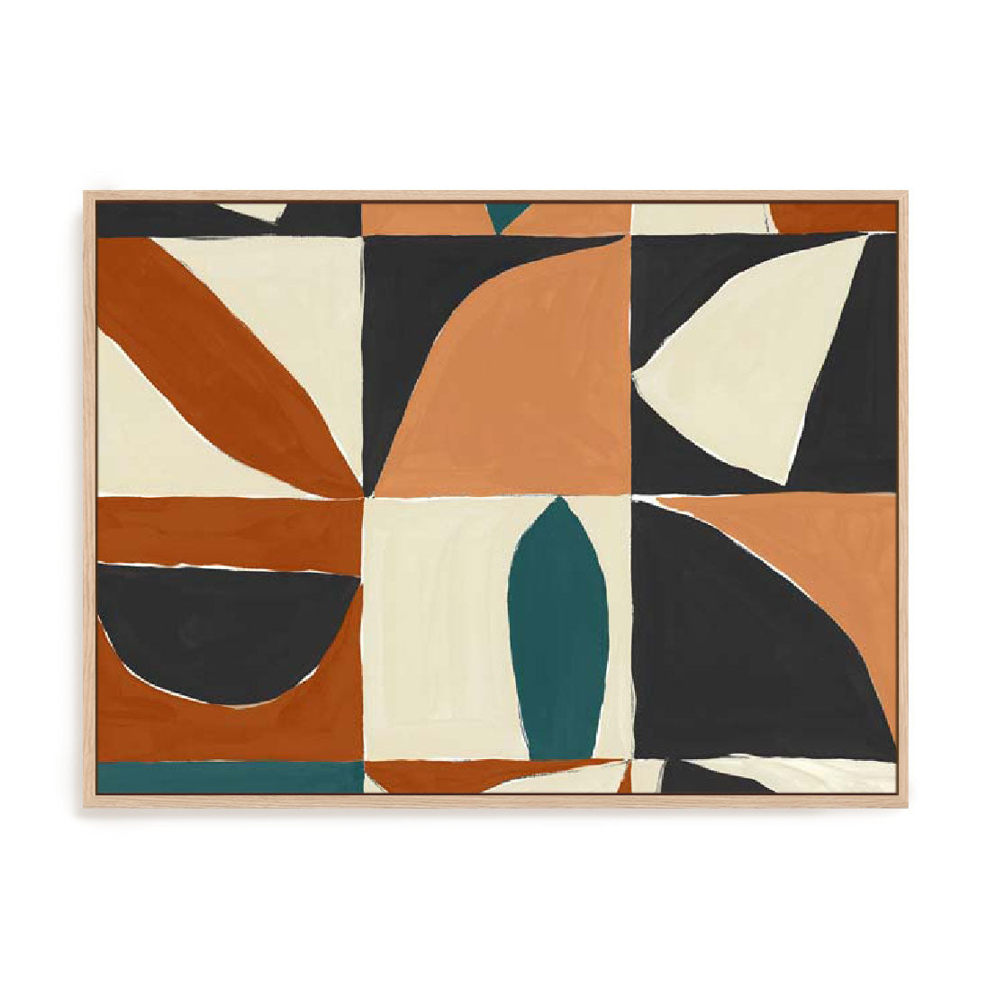 Teal Mayan I Wall Art