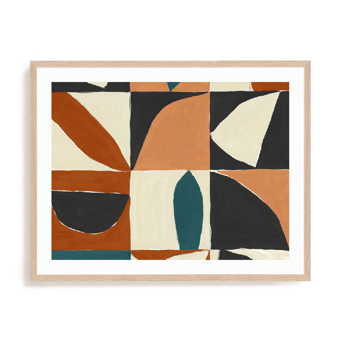 Teal Mayan I Wall Art