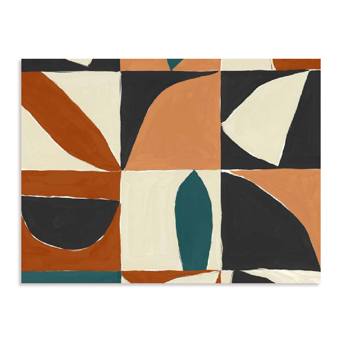 Teal Mayan I Wall Art