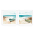 Little boat on the Shore I and II Wall Art