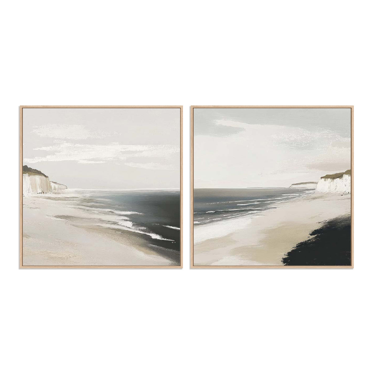 Soft Sands I and II Wall Art