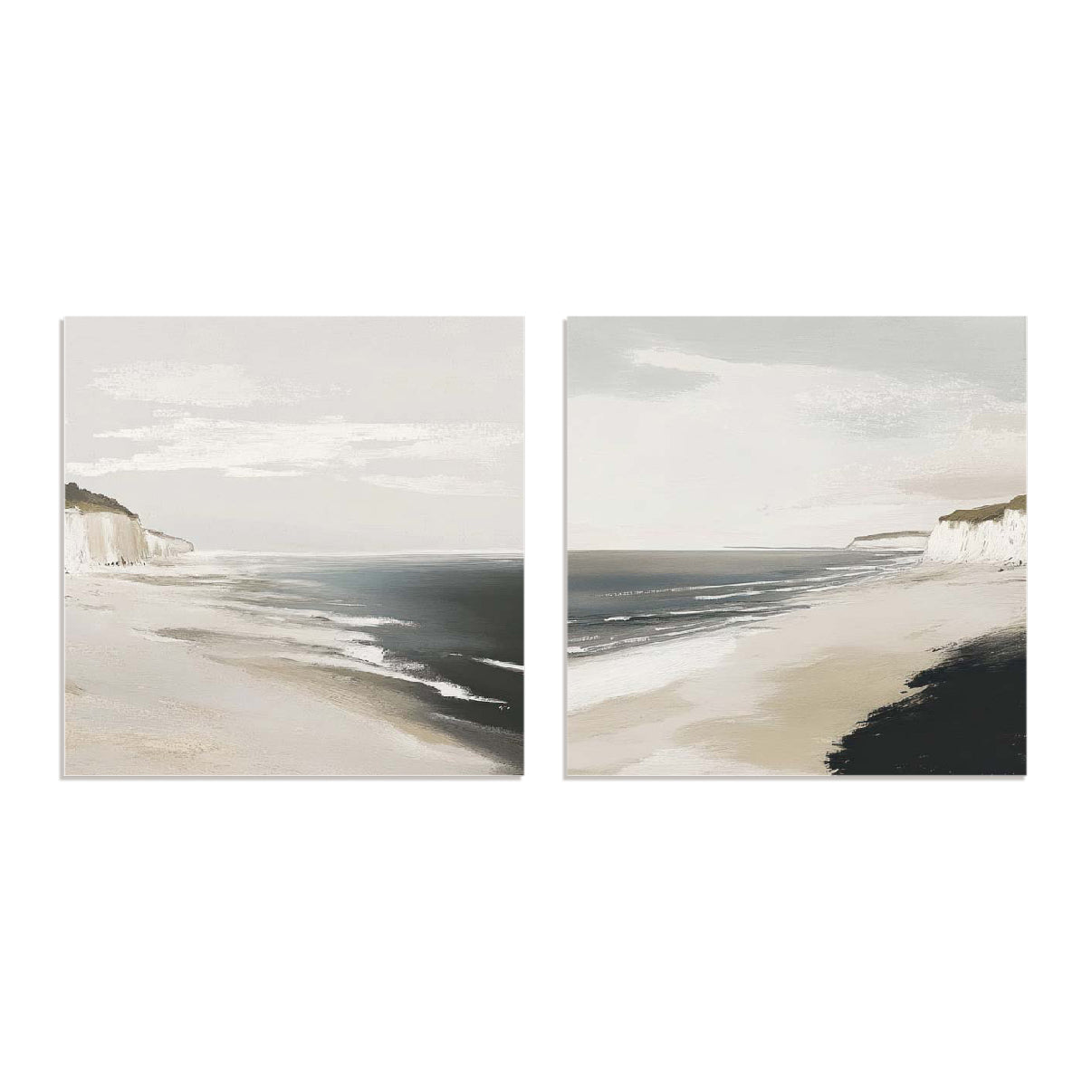 Soft Sands I and II Wall Art