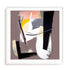 Contours In Motion I Wall Art #oran_white-white-border